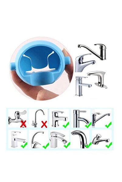 Ekspres Toptan Çocuklar İçin Fil Desenli Musluk Uzatma Başlığı Sarı
