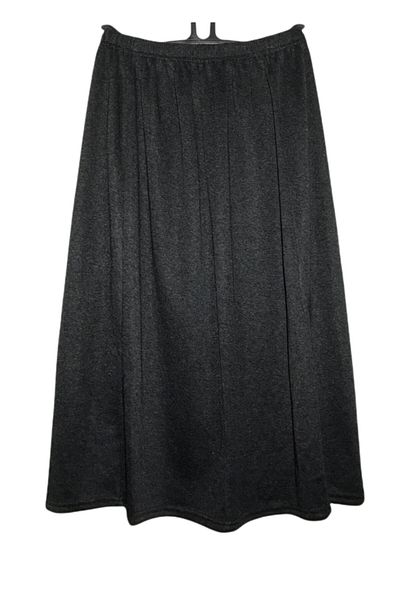 SAVCIGİYİM Black Thick Ecrin Fabric Elastic Skirt