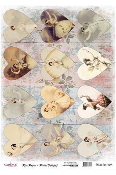 Cadence Brass Decopage Paper Model 404