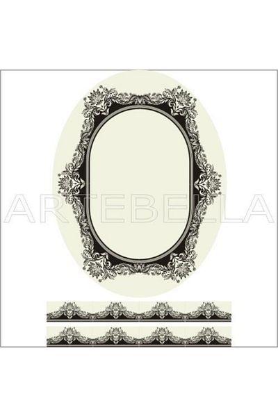 Artebella 1752k Δαντέλα Μεταφορά 23x34 εκ