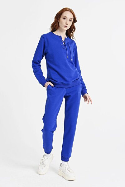 Kadın  Mavi Sweatshirt