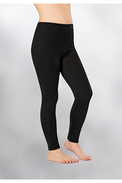 KOTA Colanți termici pentru fete de culoare neagră