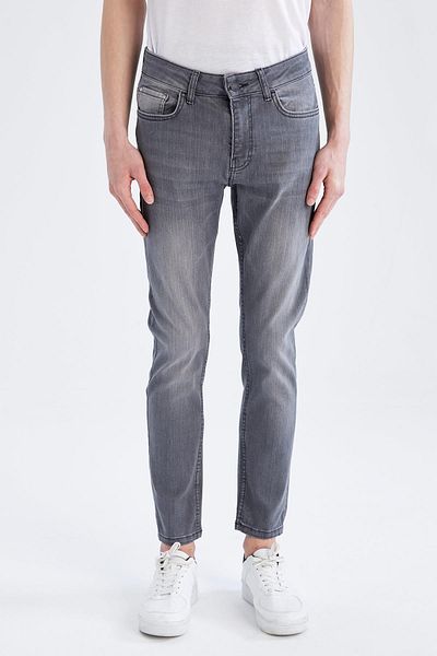 DeFacto Τζιν παντελόνι Super Skinny Normal με στενό πόδι ανακυκλωμένο