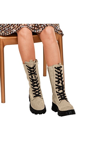 Moosefield Γυναικείες μπότες από γνήσιο δέρμα Mink