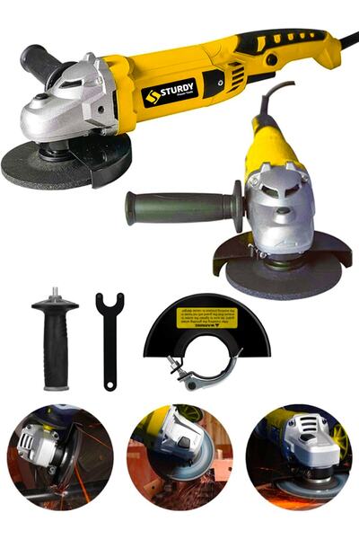 Sturdy Power Tools Japon Teknoloji Bakır Sargı 4200 W 180 Mm Spiral Avuç Içi ...