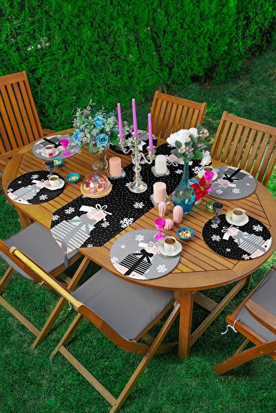 Realhomes Crno-sivi podni paketi sa pahuljicama 6+1 Supla set traka