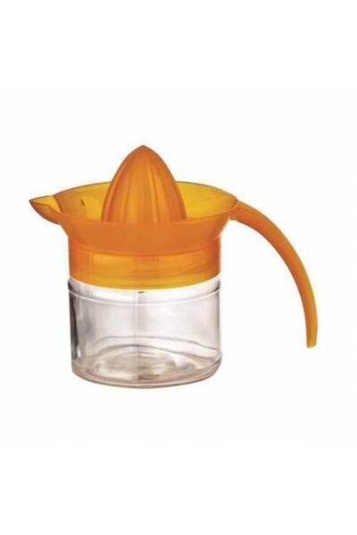 abnturk Cam Hazneli Portakal Limon Narenciye Meyve Sıkacağı 400ml Turuncu