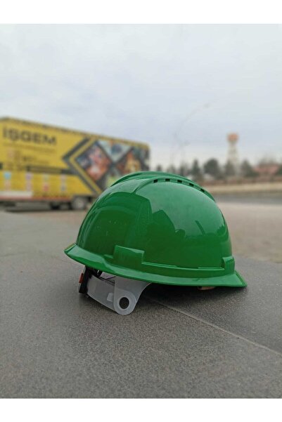 BBU Safety Equipment خوذة قابلة للتعديل من Enseden باللون الأخضر