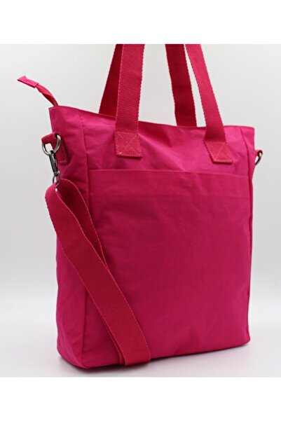 Bevitton Su Geçirmez Kumaş Kadın Pembe Omuz Çantası 7200