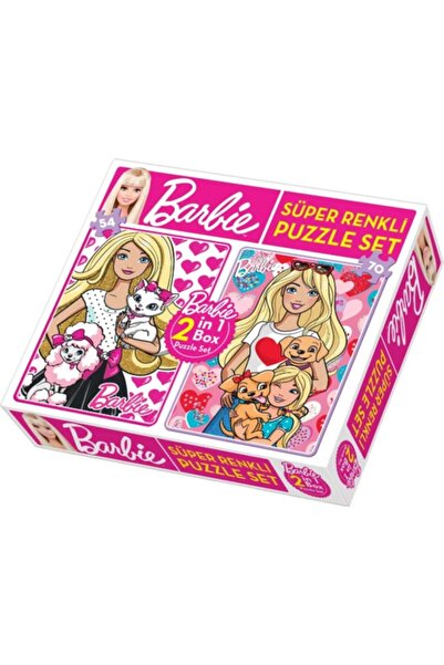 Barbie 2 In 1 Puzzle Seti