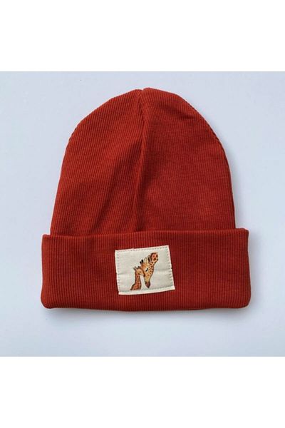 Alingo Giraffe Labeled Children's Beret