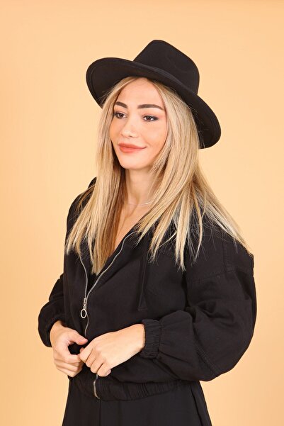 Shopiolog Черна шапка Fedora