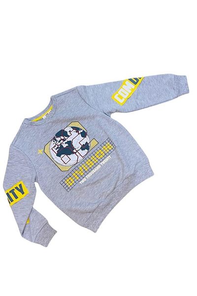 Çikoby Boy's Gray Sweatshirt