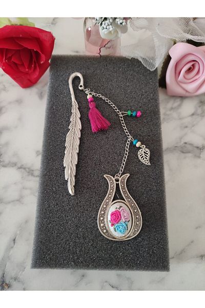 adilstore Bookmark Brazilian Embroidery Embroidered Bookmark