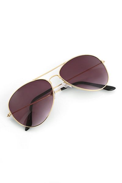 Angel Eyes Aek317ac1b4426 Light Brown Glass Gold Frame Drop Unisex Sunglasses