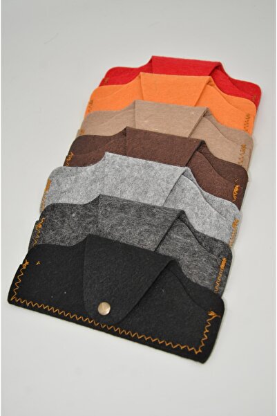 mottomia Μονό ανοιχτό καφέ Χρώμα τσόχα χειροποίητη θήκη για γυαλιά ηλίου και ανάγνωσης