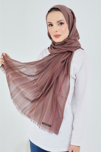 çiğdem eşarp Self Patterned Shawl