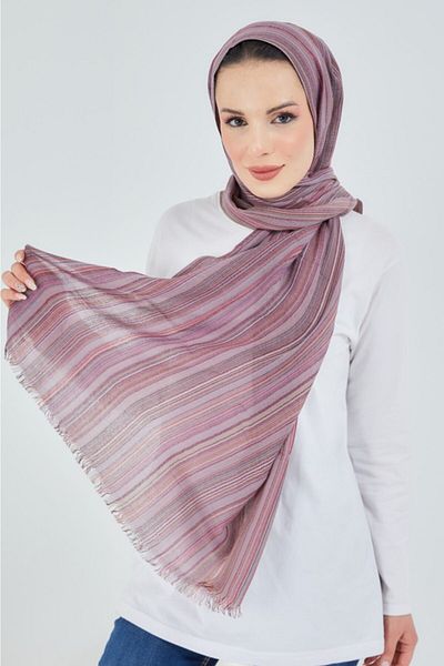 çiğdem eşarp Self Patterned Shawl