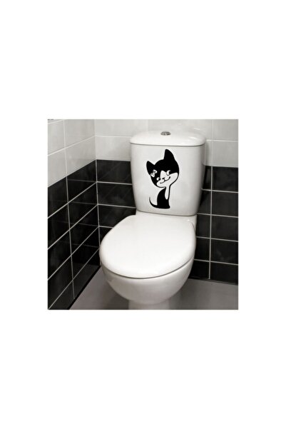 TSC Αυτοκόλλητο Cat Επικόλληση για Τουαλέτα WC Model5