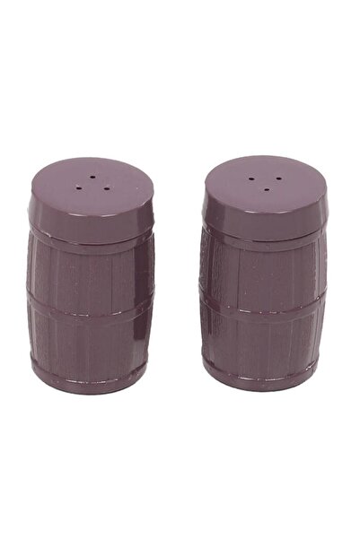Buffer Decorative Barrel Look Salt Shaker (2 Pieces)