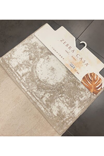 ZEBRACASA Anna Ecru Beige Gray 2 Piece Mop Set