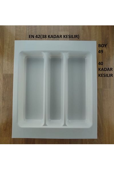 DEMAX 42/49 Πολυτελές λευκό κουτάλι σε συρτάρι Κοπή έως 38/40 Δωρεάν