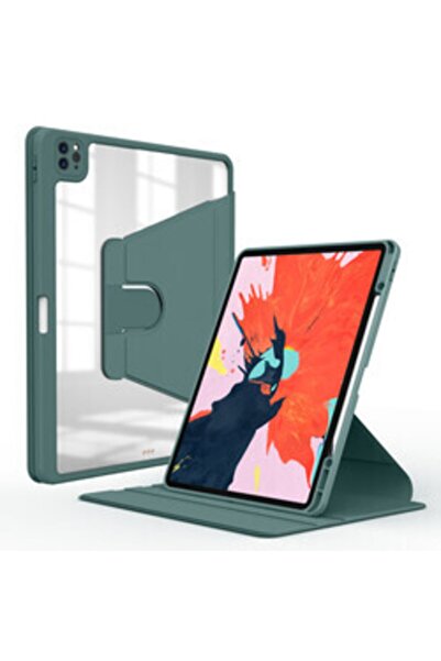 TEKNETSTORE حافظة متوافقة مع Apple Ipad Pro الجيل الثالث والرابع M1-m2 2021 / 2022 مقاس 11 بوصة مع حامل قلم وحامل