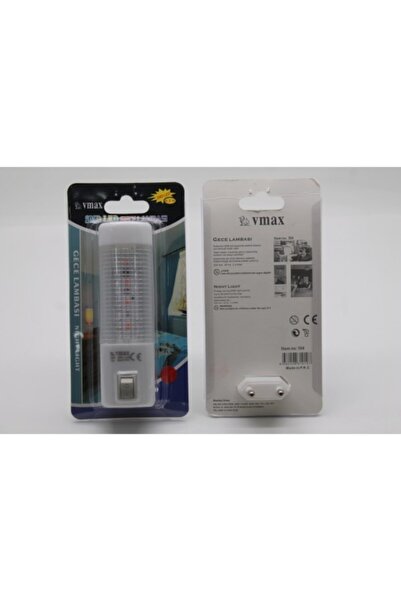 Vmax Gece Lambası Düz 0.5w Düz Ql-104 Beyaz
