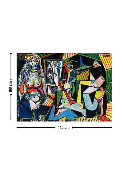 Vagonik Pablo Picasso Covor de perete pentru femei algeriene 140x100 cm-70x100 cm
