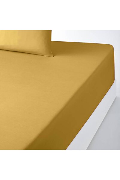 MundoLindo Set de cearșafuri elastice din bumbac organic, muștar