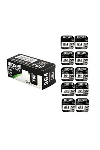 Maxell 364 Sr621sw 1.5v Clock Battery - 10pcs