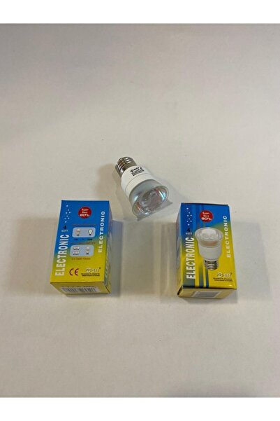 YU-ETT 3 Adet 4w Tasarruflu Ampul Yeşil Renk E27