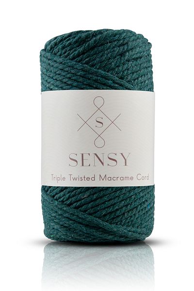 SENSY Premium 3 Twist 3mm Scanned Macrame Rope Thread Set of 4