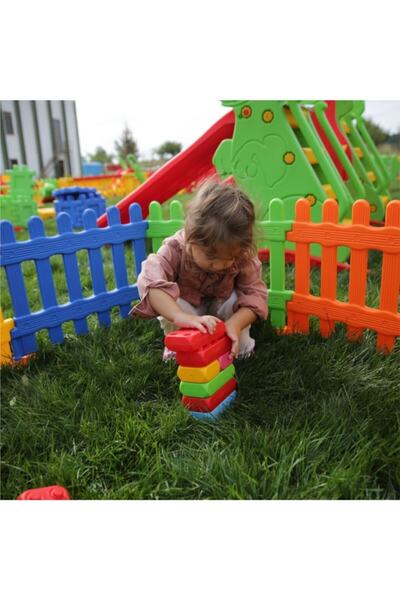 EXECTUS Çocuk Oyun Çiti - Oyun Alanı Ve Top Havuzu - Çocuk Çiti Çok Renkli - Anaokulu - Kreş - Çocuk Çiti