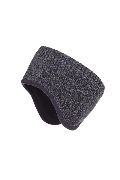 Fonem Unisex Nepal Chenille Fleece Lined Plain Bandana Fo 1103 Smoked
