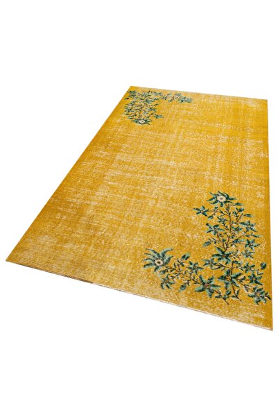 Sempati halı Eşsiz Anadolu Vintage Eskitme El Dokuma Halı 140 X 253 Cm F1324