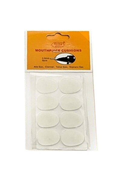 Müzikal Dükkan 8 Adet Klarnet Bek Dişliği Klarnet Saksafon Dişlik 0,8 Mm Beyaz