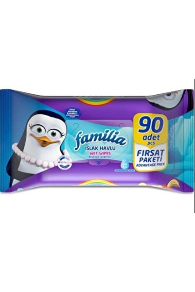 Familia منشفة مبللة لافندر 90