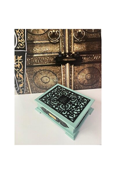 AGH Değerli Hediyeler Orta Boy Ahşap Oymalı Sandıklı Kuran Kuranı Kerimsiz (s...