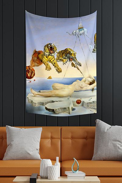 Vagonik Covor de pânză de perete cu o secundă înainte de trezire 140x100 cm 70x100 cm