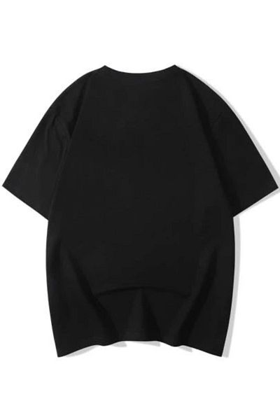 DEEPSENCE Unisex Oversize T-shirt Mayakazi Front Print Black