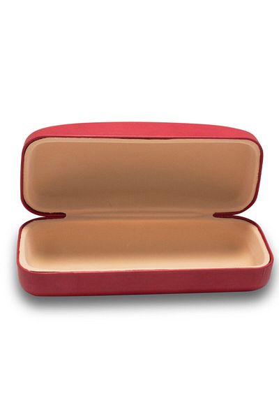 NEXTA 272 Metal Sunglasses Box (Pu Red Leather Coated)