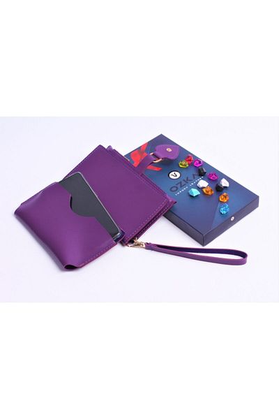 Ozka Leather Collection Women's Spade Clip Wallet with Phone Compartment