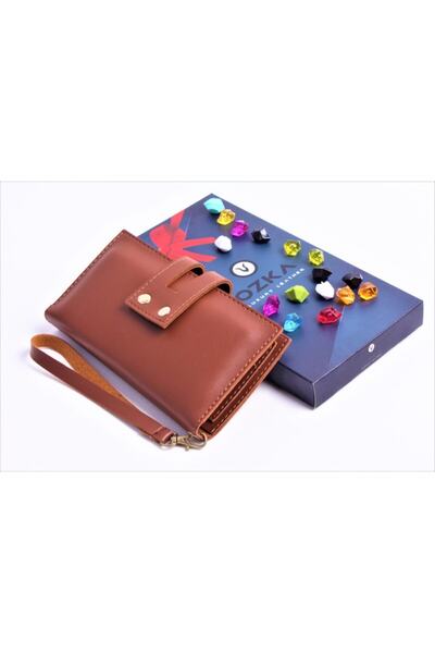 Ozka Leather Collection Geantă de mână pentru femei cu două compartimente și ...