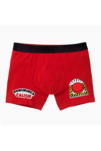 modacix Radi kada ga dodirnete Muški Crveni bokserice