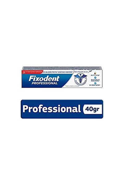 Fixodent Profesyonel Diş Protez Yapıştırıcı Krem 40 Gr Kategori: Diş Macunu