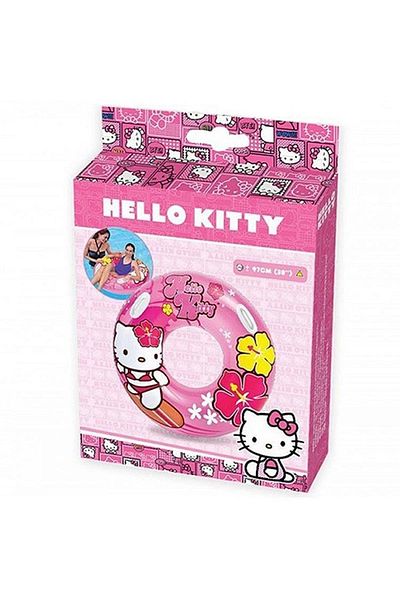 Intex مجموعة الصوت - عوامة نجاة للأطفال مقاس 61 سم من Hello Kitty