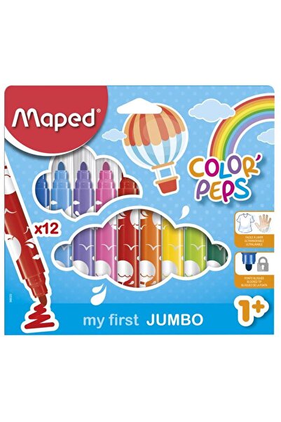 Maped Καριόκα Κόλορ'Πεψ Το Πρώτο Μου Τζάμπο 24 τεμάχια/σετ
