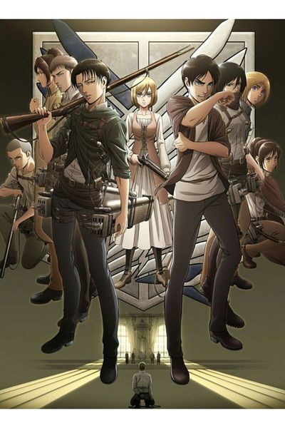 FBN STORE Attack On Titan Anime Notebook 1 Piece Special Design A4 Size 21*29 Cm Wired Checkered Notebook