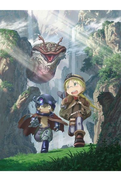 ROLLAS STORE Made In Abyss (made In Abyss ) Anime Notebook 1 Piece Special Design A4 Size 21*29 Cm Wired Checkered